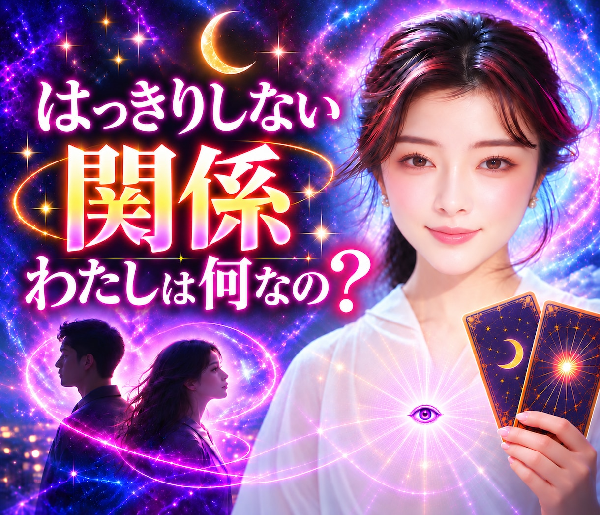 はっきりしない関係/私は何なの？彼の本心を占います 怖いけれど、知りたい！彼の中で、あなたは今どんな存在なのか イメージ1