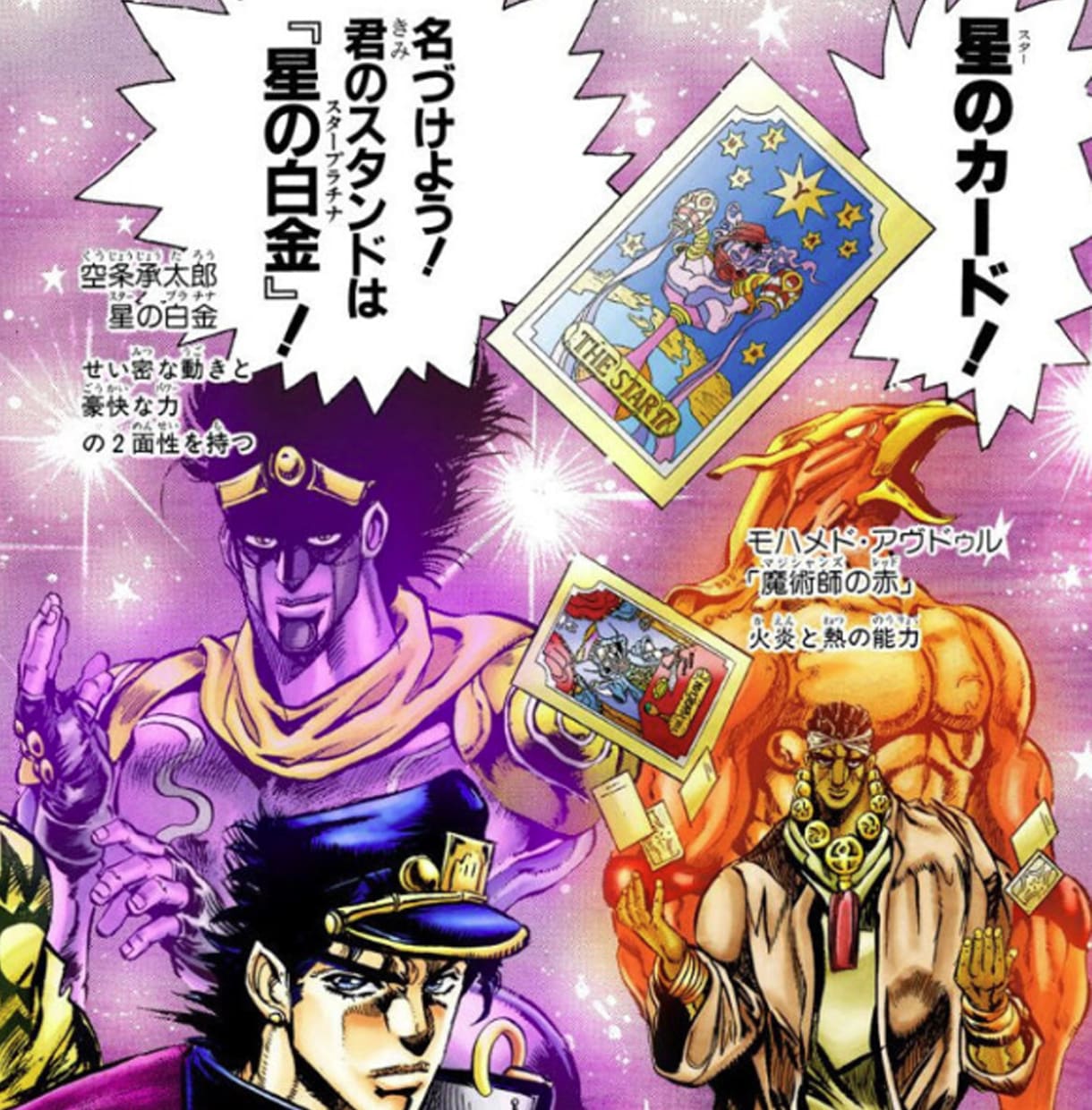 アヴドゥルがタロットで運命とスタンドを占います 星のカード⭐️名付けよう！君のスタンドはスタープラチナ！！ イメージ3