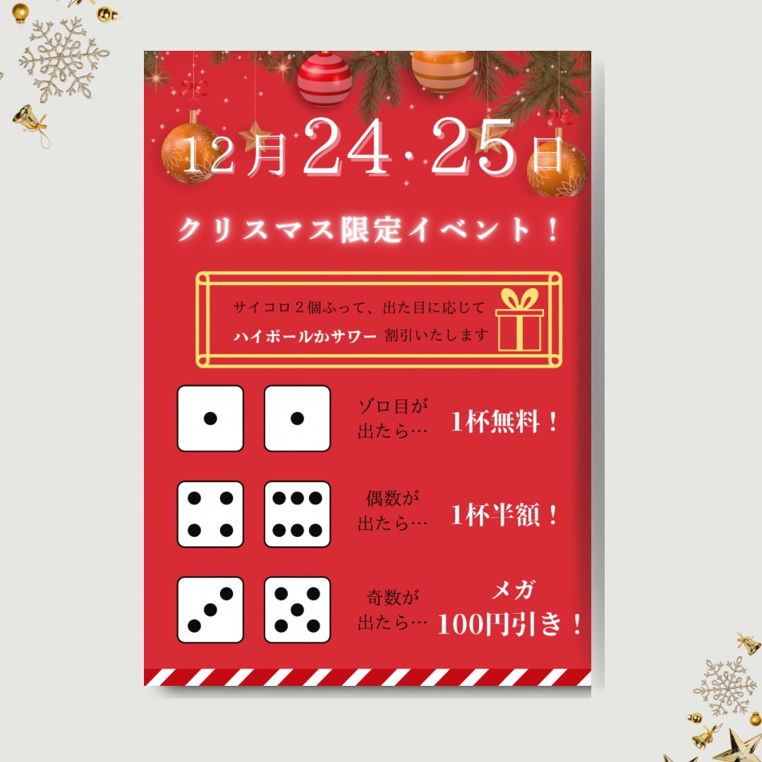 ぱっと見わかりやすくシンプルなチラシ作成します スピード感ある納品飲食店で働いてた経験からの提案が強みです イメージ4