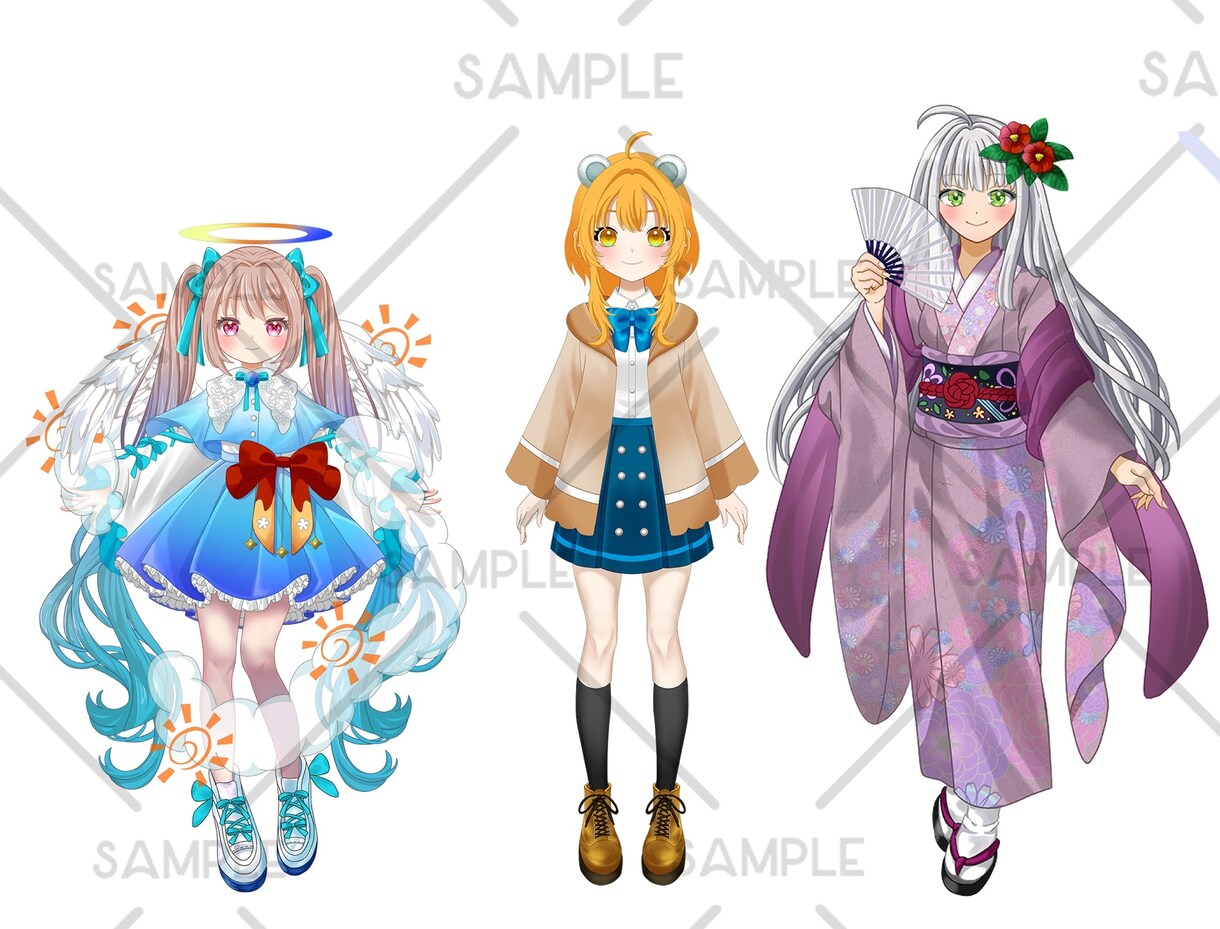 かわいい・かっこいい立ち絵を制作します オリジナル立ち絵を心を込めて制作いたします！ イメージ6