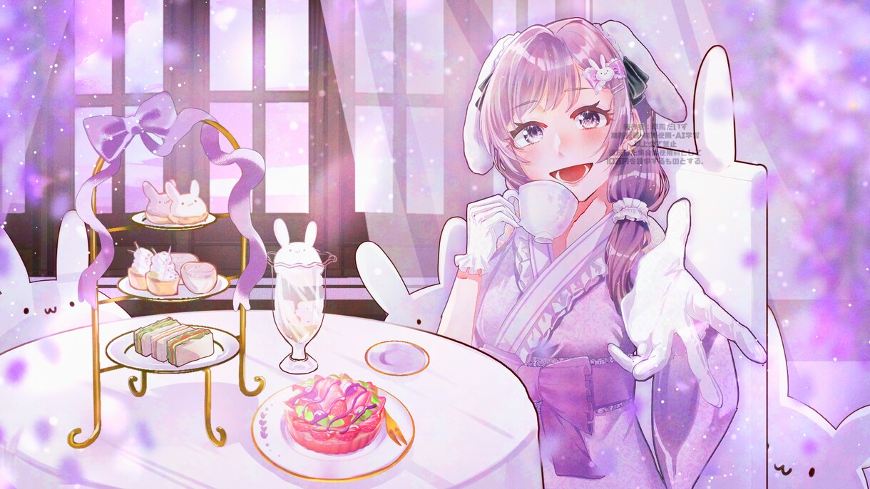 各種用途に合わせた一枚絵描きます キラキラした目を引くイラストをあなたに！ イメージ3