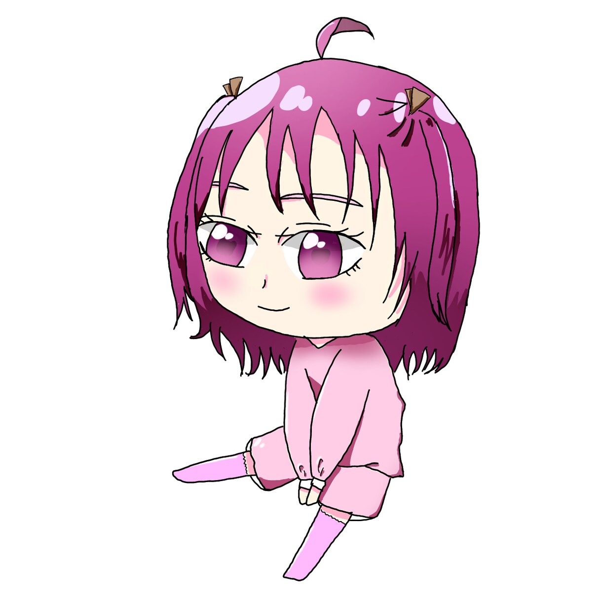 ちびキャライラストを描きます アイドルや、オリジナルキャラのちびキャライラストを描きます イメージ2