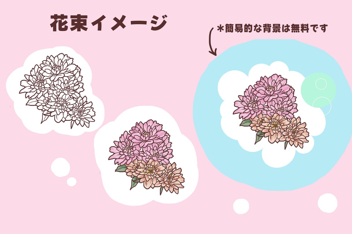 商用利用OK！様々なシーン別イラスト描きます グッズやオリジナルカード、サムネイル、広告やウェブに♪ イメージ5