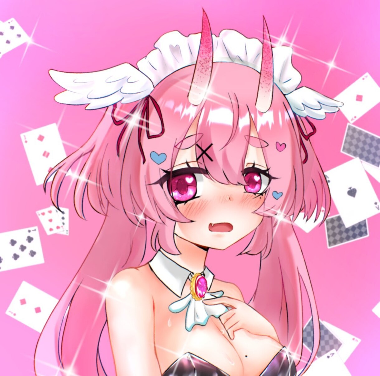 ぱっちりおめめのミニキャラ、バストアップ描きます なんだか懐かしい…kawaii……ミニキャラ！！ イメージ7