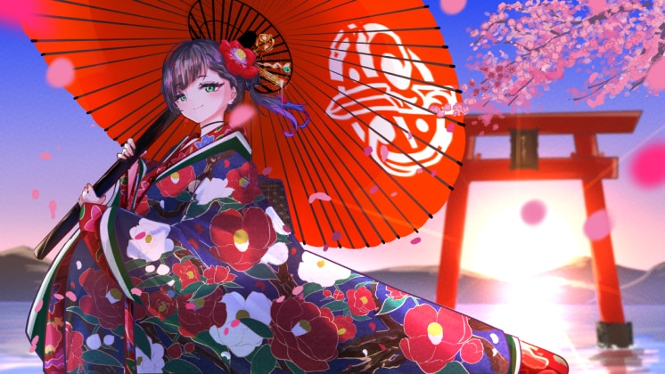 高彩度で美麗なイラストを描かせていただきます 動画用サムネイルなど目を引く一枚が欲しい方へ イメージ1