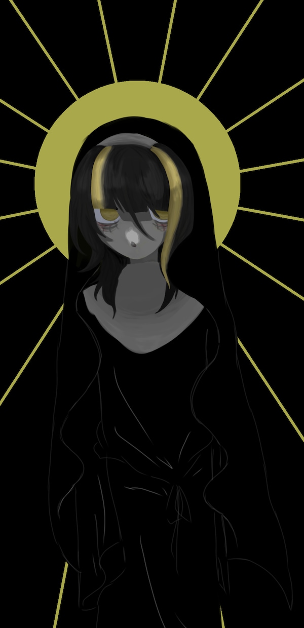 1枚絵等描きます 暗めの宗教チックなイラストが得意です。 イメージ1