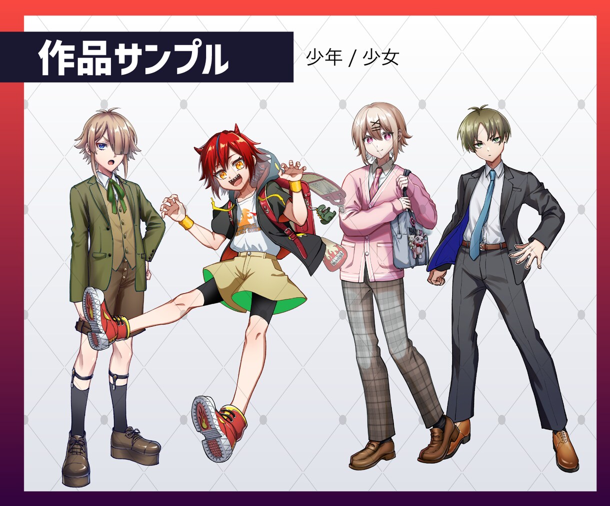 TRPG、ゲームキャラの立ち絵を制作します TRPGなどのキャラクターの立ち絵を制作します。 イメージ9