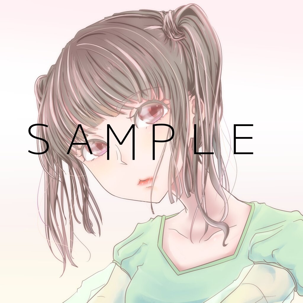 女の子の繊細なアイコン描きます 可愛らしいあなただけのバストアップ女の子アイコン！ イメージ2