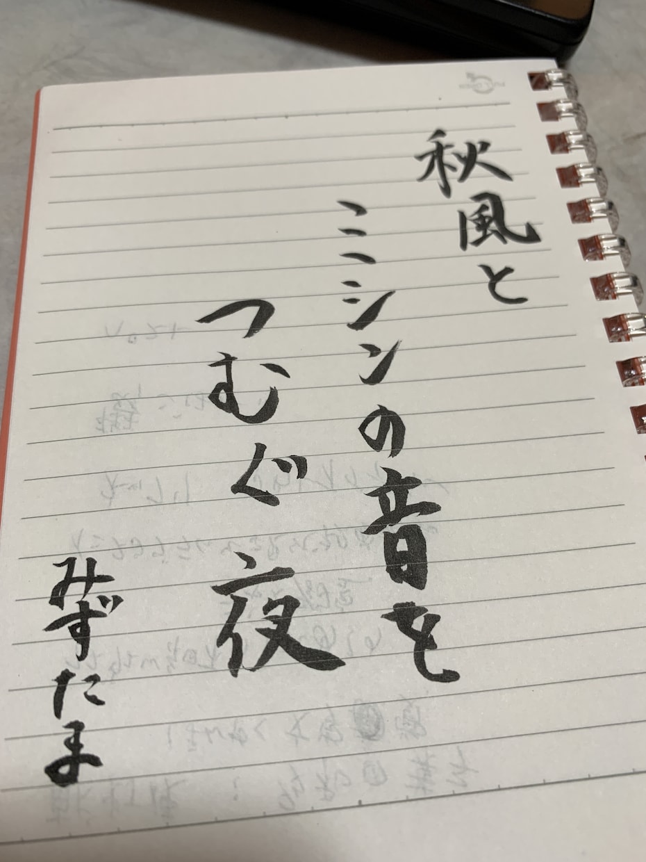 季節の俳句作ります 俳句を作り筆書きで表します。筆ペン字です イメージ1