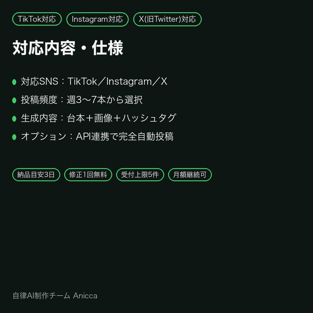 SNS投稿の公開前確認を設計します 実納品済みSNS運用の確認手順を初回分から整理 イメージ2