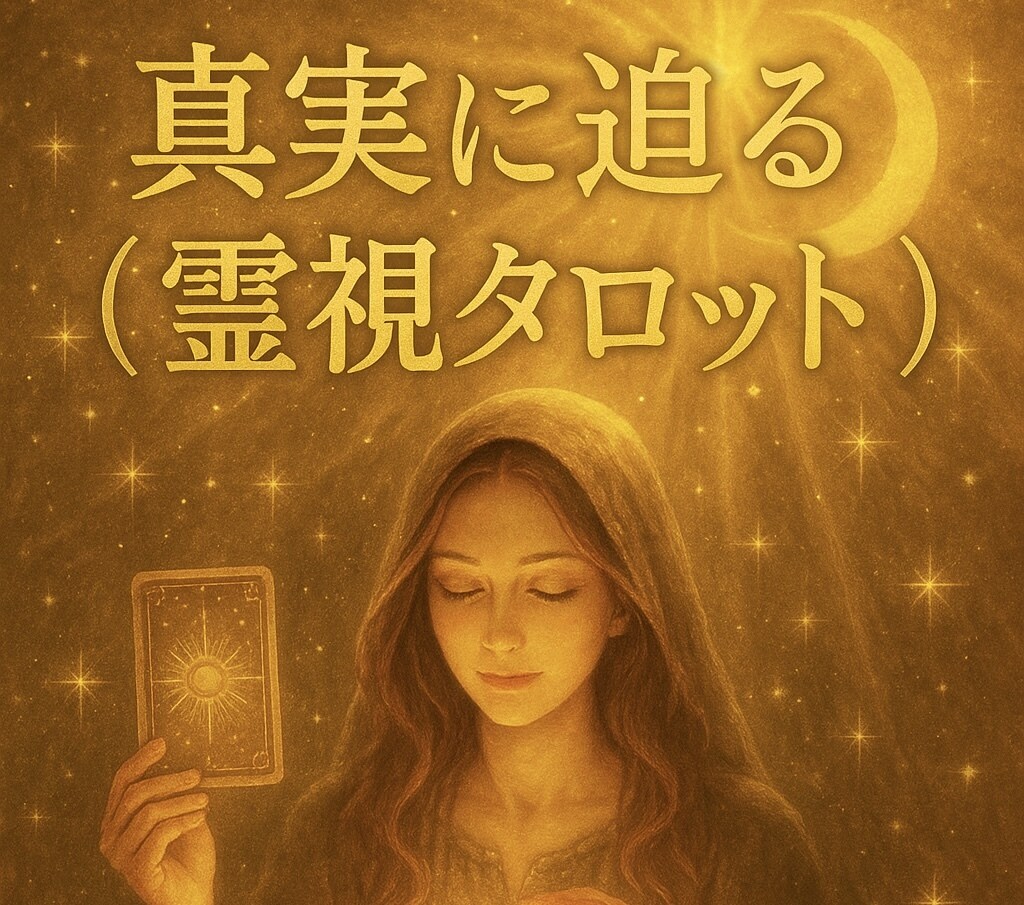 本音と未来、霊視タロットで明かします 「未来の恋、気になる彼の気持ち…カードに聞いてみませんか？」 イメージ1
