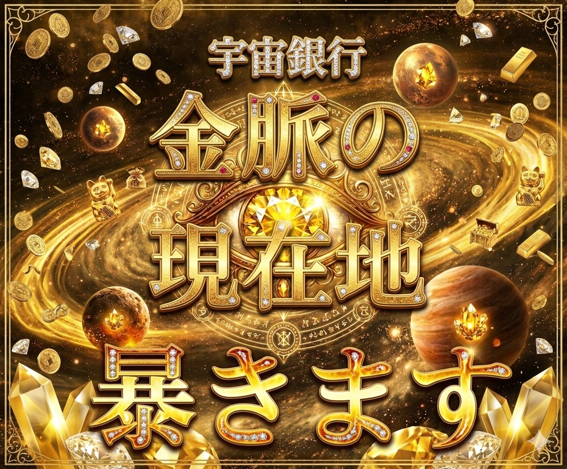 金運霊視｜宇宙銀行の金脈を今すぐ解放します お金が来ない理由は魂のブロックにあります イメージ1