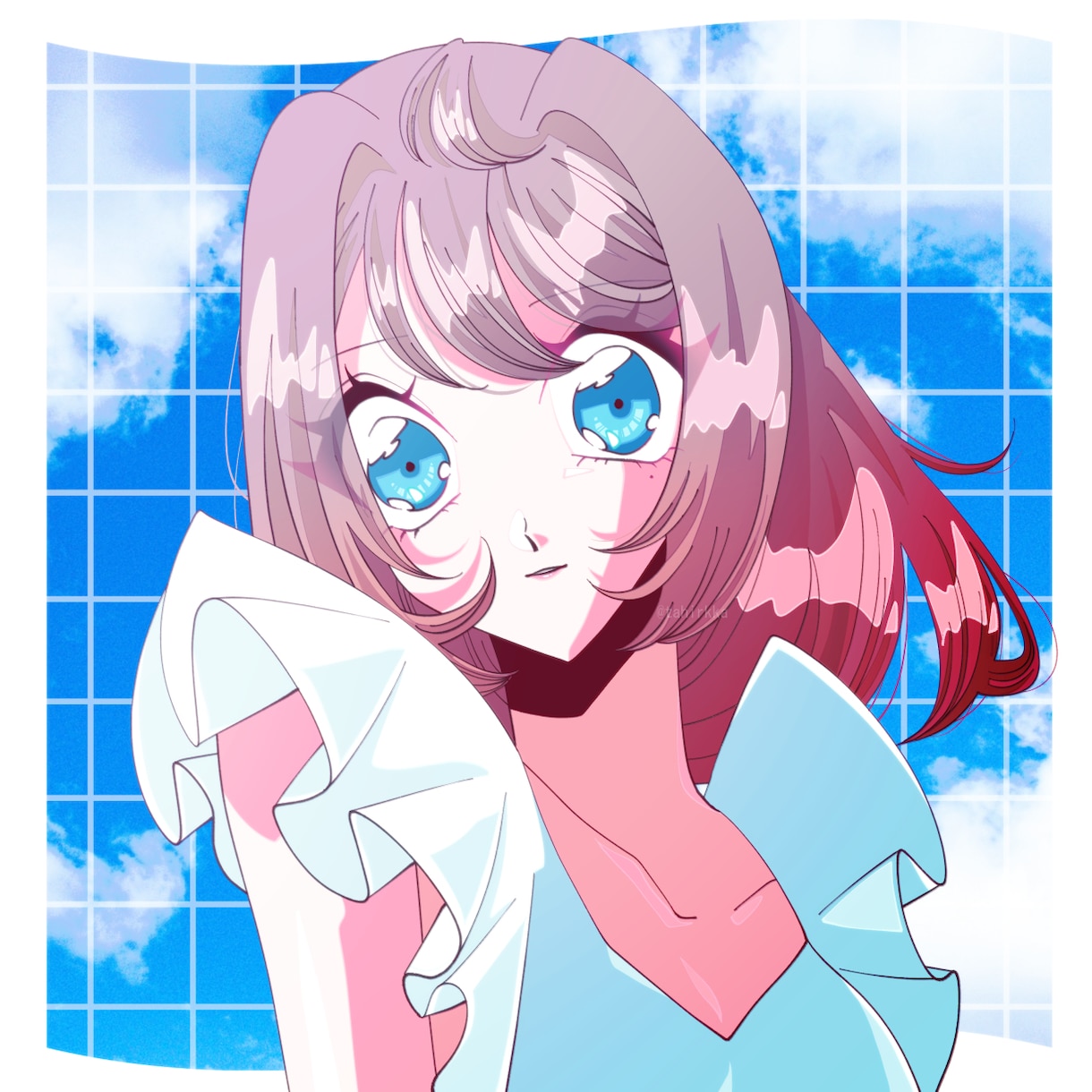 グッズやサムネに映えるバストアップイラスト描きます CDのジャケットや動画サムネイルなどにいかがですか？ イメージ6