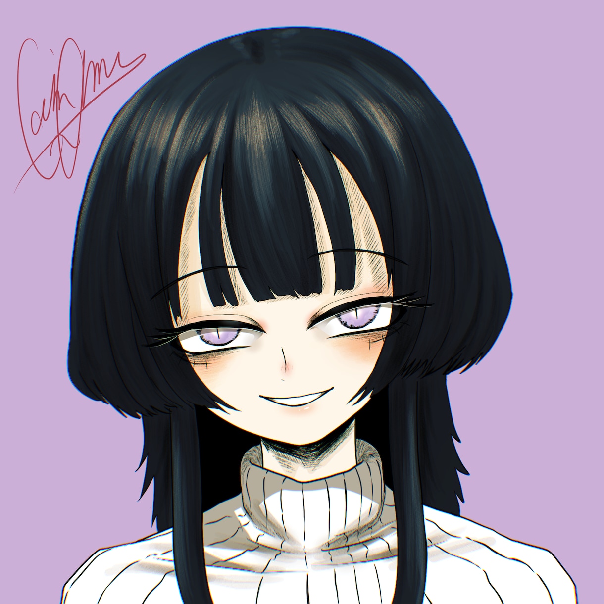 あなただけの女の子キャラSNSイラストを提供します SNSダウナー女の子アイコン・イラスト制作 イメージ7