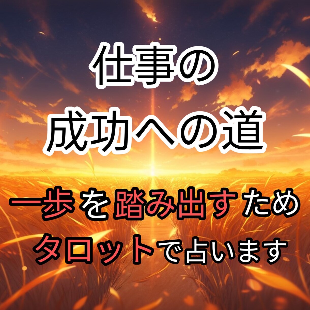 仕事の未来・キャリア★タロットが導き占います 仕事の成功への道！タロットで読み解きアドバイスします!! イメージ1