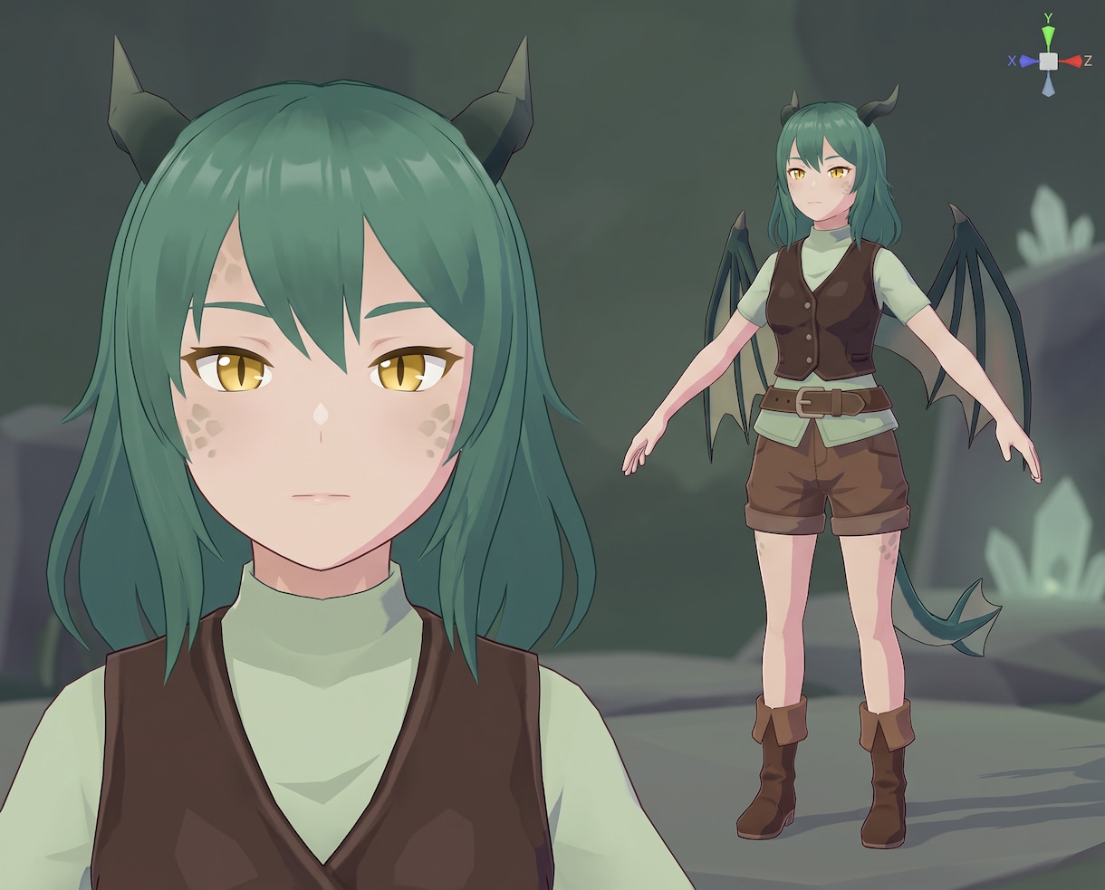 3DVtuberの【全部込み】で一括制作いたします 高品質な３D制作をフルスクラッチで制作！ご予算相談可能です イメージ11