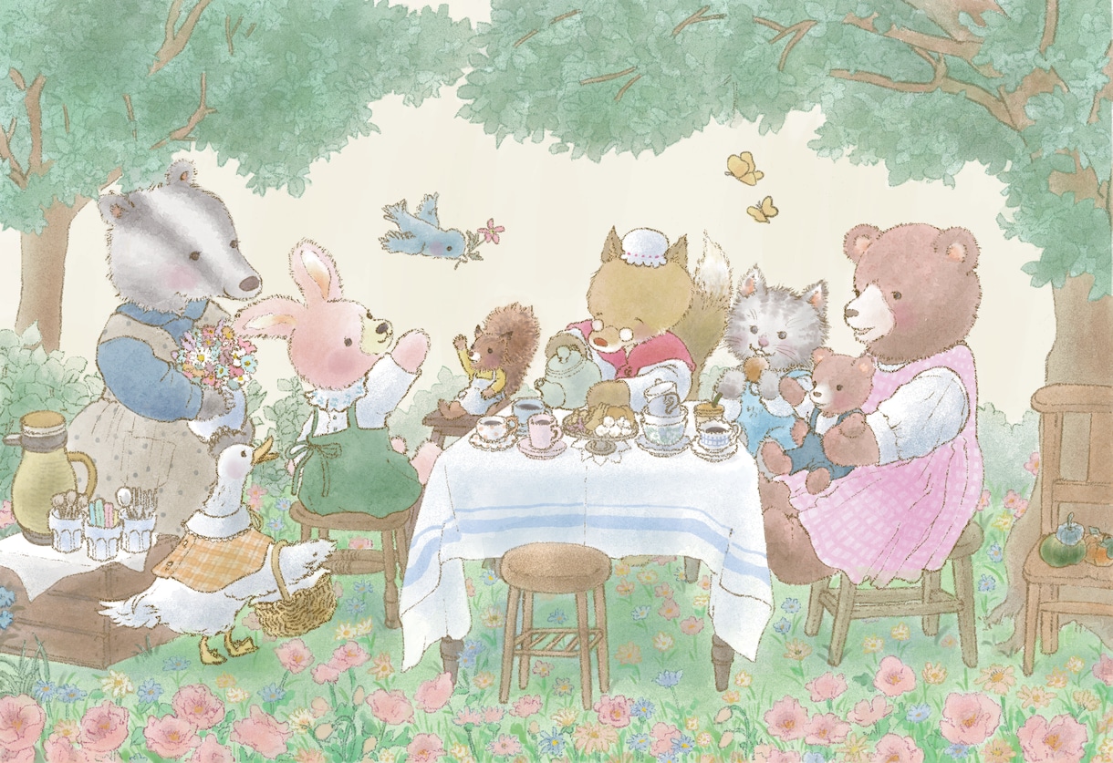 やさしいタッチで絵本挿絵、イラスト制作します 動物から人物まで丁寧に描きます イメージ1