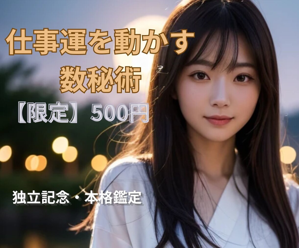 数秘術で解明！稼げる才能と最良の転機を鑑定します 今の仕事、一生続ける？「本当の才能」と「動くべき最良の転機」 イメージ1