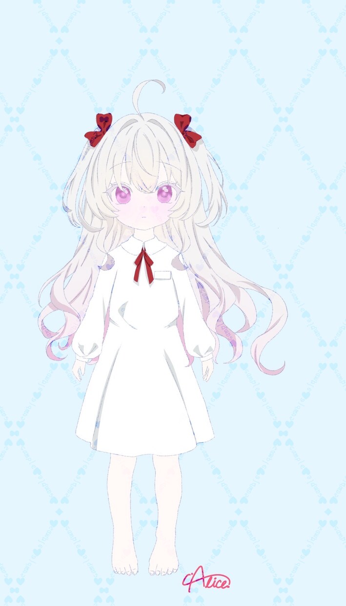 2500円［2名限定］半額で立ち絵描きます ゆるい雰囲気の幼い女の子立ち絵。金額応相談 イメージ1