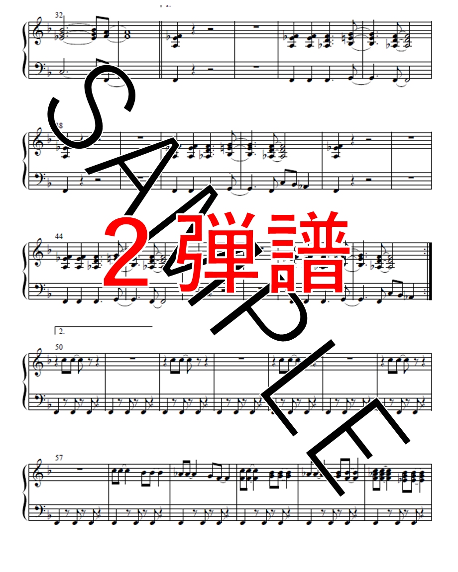 音源よりプロ作成の高精度な【楽譜】作成します 1秒15円〜お見積り♪ピアノ･ギター･民族楽器まで多数対応♪ イメージ4