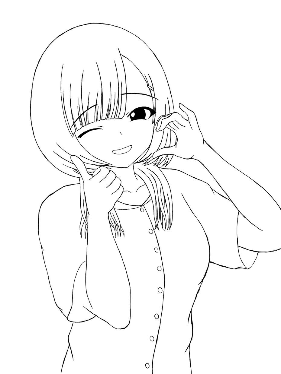 女の子のイラスト作成いたします 女の子の白黒&カラー絵を描きます。お気軽にご依頼ください。 イメージ4
