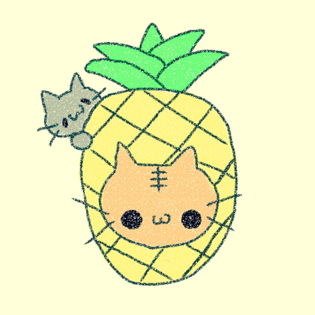 可愛いアイコンがモチーフのイラストになっております 好きな動物と、好きな果物でイラストを描きます。 イメージ3