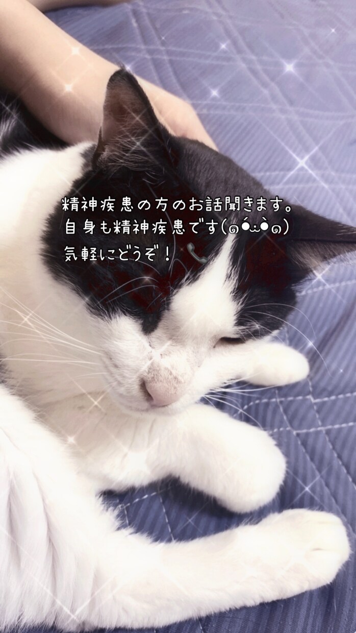 精神疾患の方の相談乗ります 自身も精神疾患です。電話が苦手な方のために。 イメージ1