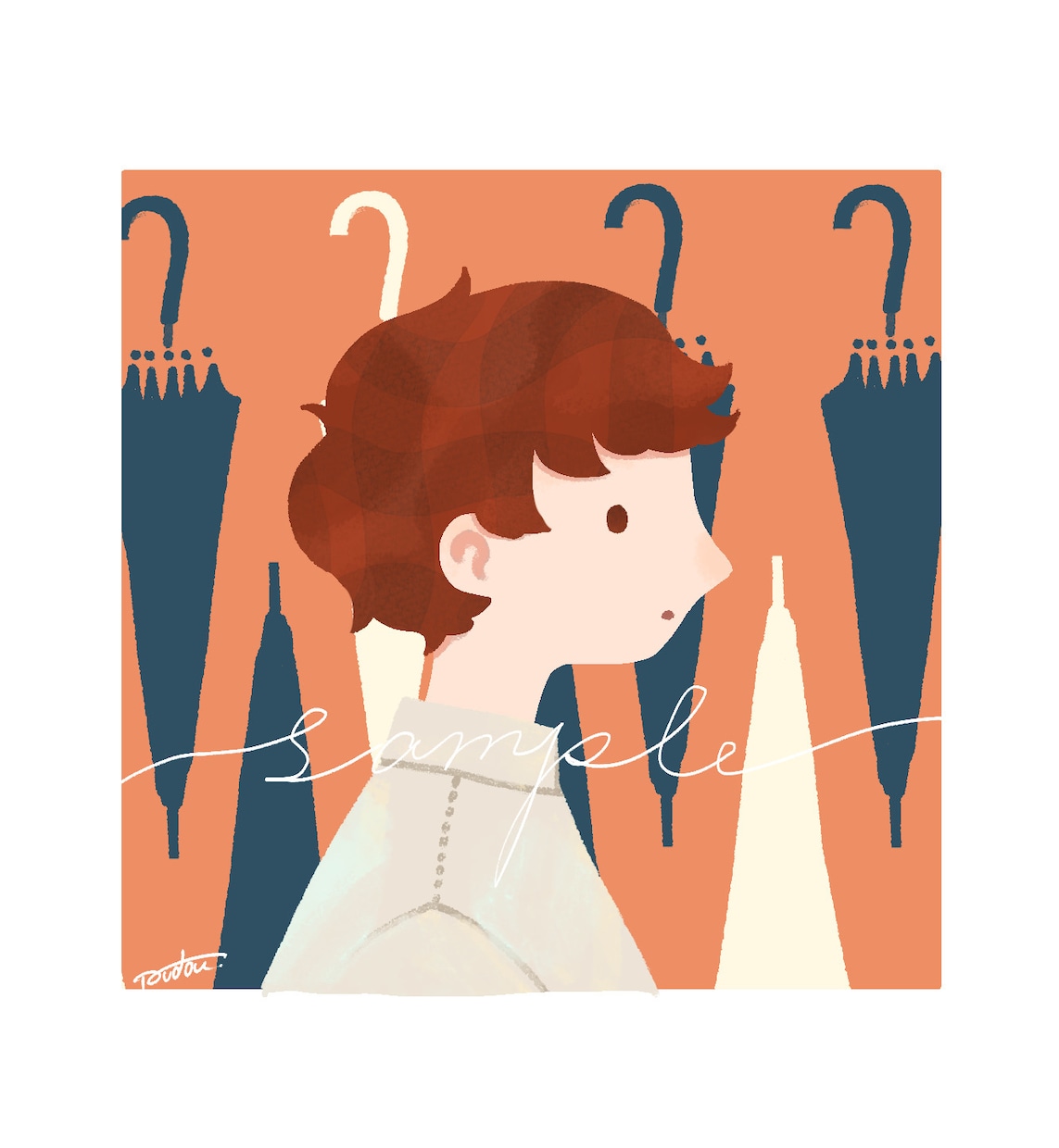 ゆるくてかわいいアイコン描きます 修正無制限◎SNSやブログで使いやすい！ イメージ4