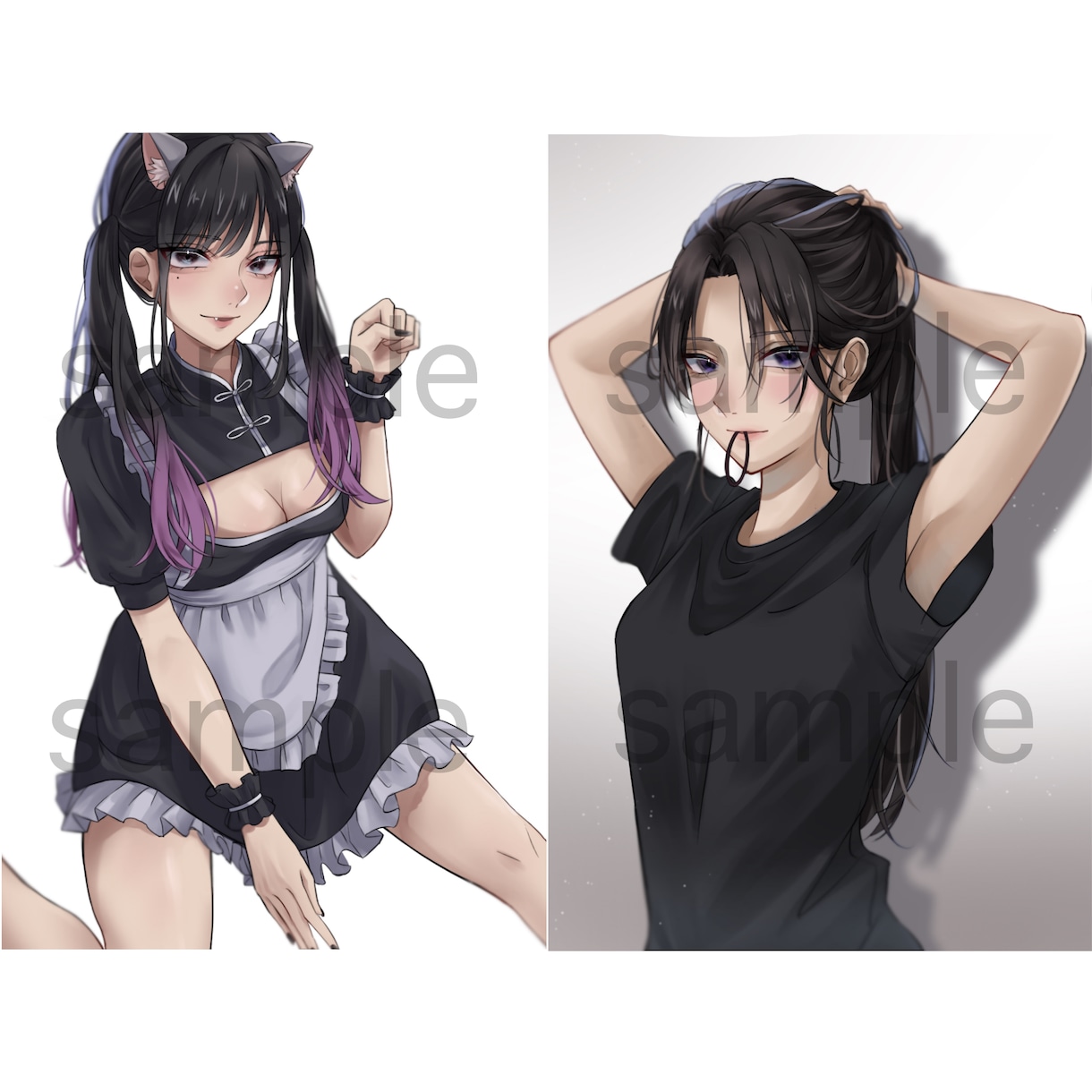 アイコン/イラスト等制作致します 色気のあるかっこいい男女をお描きします❀·° イメージ6