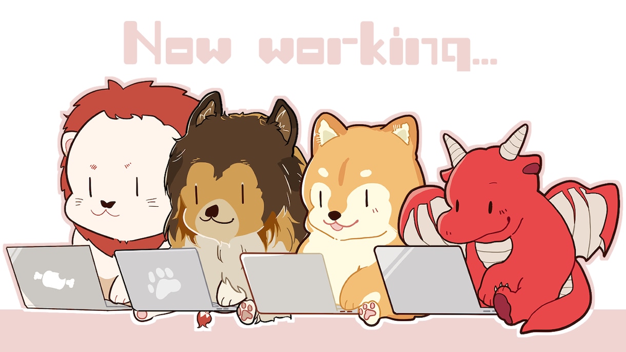 カラーラフ提案！可愛い動物のアイコンお描きします お好きな動物を世界にひとつだけのイラストに！ヘッダーも可◎ イメージ7