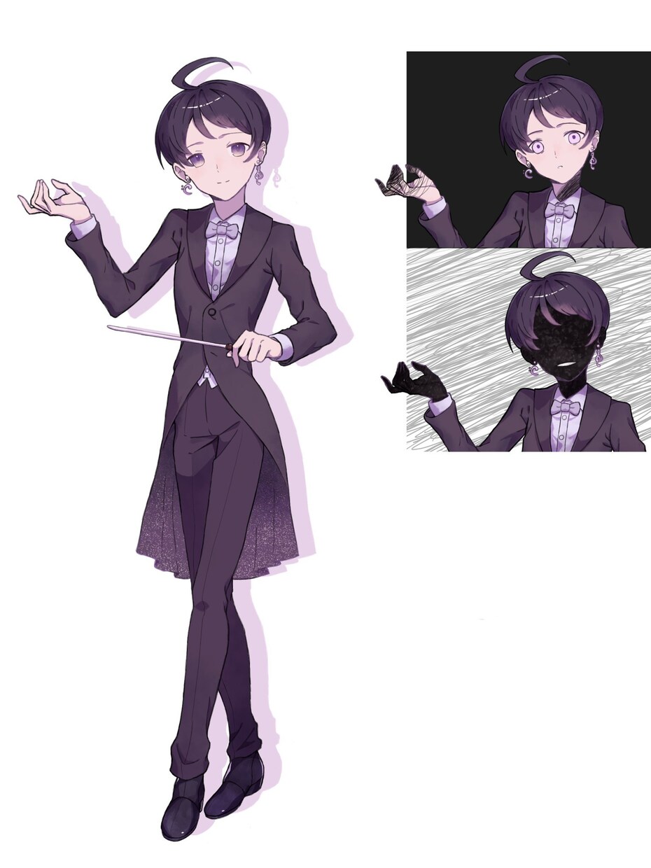 あなたのオリジナルキャラ全身たち絵描きます Trpgや動画などで使える立ち絵を描きます。 イメージ2