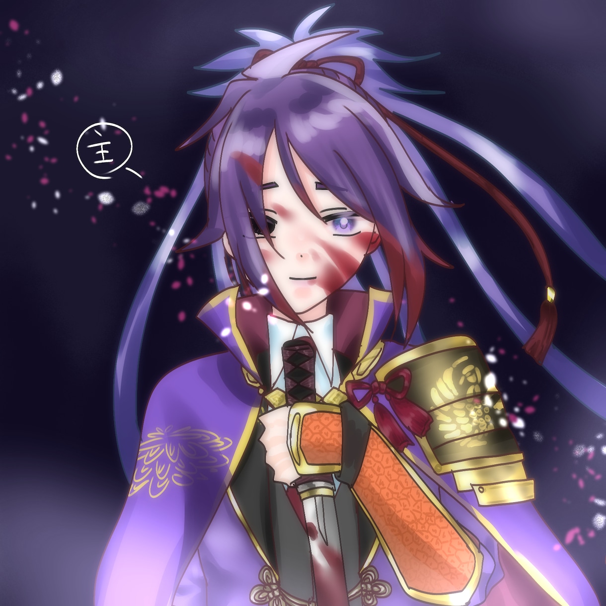 SNS・動画に使える！雰囲気重視のイラスト描きます シンプル背景でキャラを魅せる1枚を制作します イメージ3