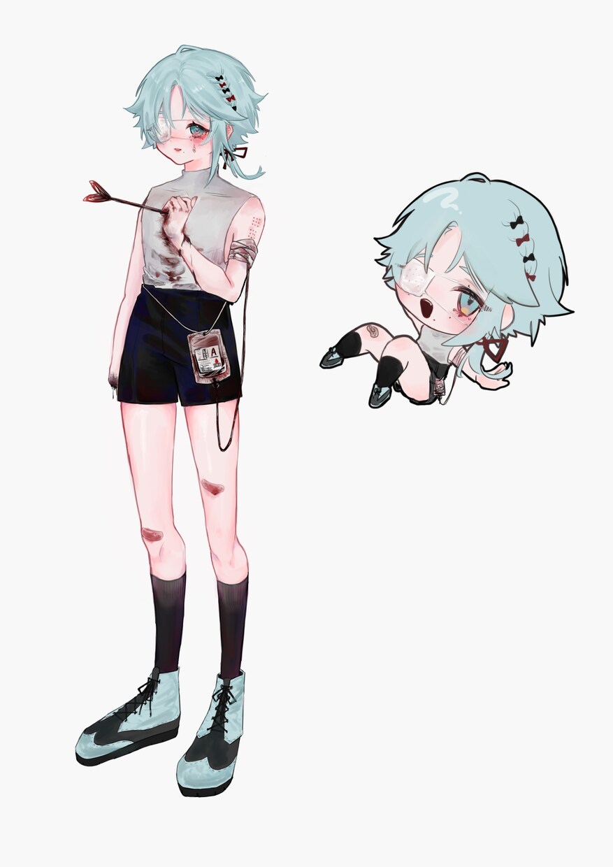 イラストや絵が好きな方よろしくお願い致します 厚塗り イラスト 病み 男性 女性 イメージ5