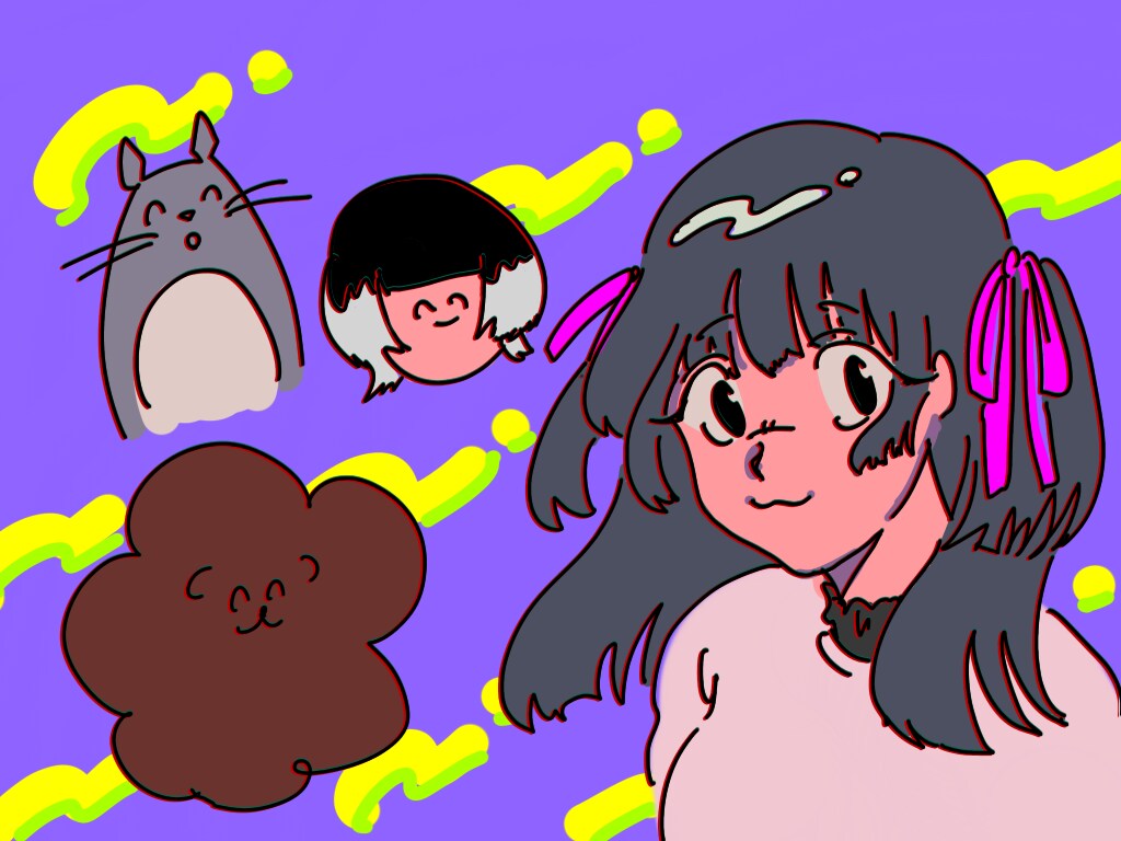 厚塗りタッチのとにかく可愛い絵を描きます ♡アニメタッチ、デフォルメ、細かい要望にもしっかり応えます！ イメージ4
