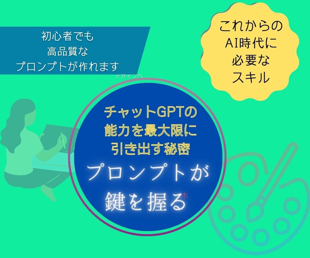 AIを使いこなせ！高品質プロンプトの作り方教えます AI活用で仕事がはかどる！６０分で学べるAI時代の必須スキル イメージ2