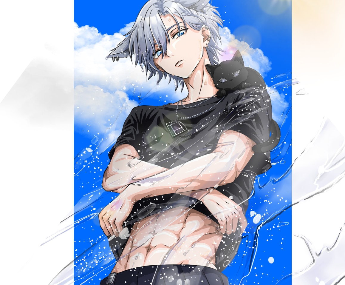 男性キャラ特化！等身イラスト描きます 立ち絵・一枚絵など、カッコいい男性キャラクターを幅広く制作 イメージ4