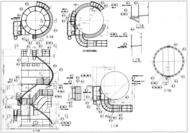 AUTOCADにて図面作成いたします 機械/建築/電気/階段/製缶などの図面を作成いたします。 イメージ10