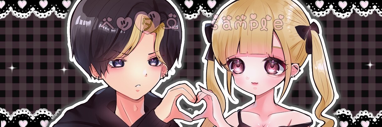 あなただけのSNSアイコン・イラスト描きます 地雷/メンヘラ/V系/ホスト/バンギャ/歌い手/量産型オタク イメージ5