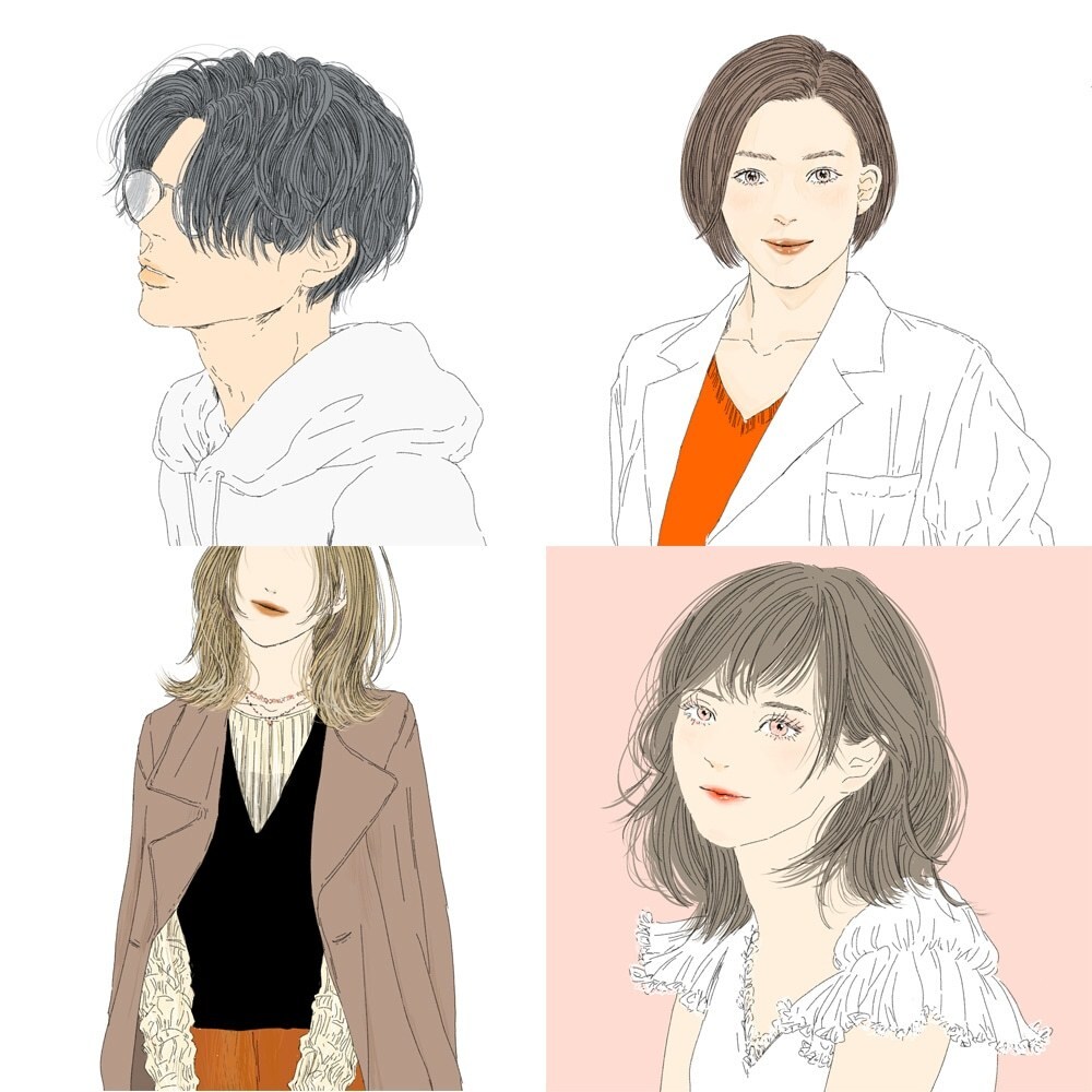 繊細・丁寧なイラスト描きます 【アイコン】【お名刺】におすすめ！ イメージ4