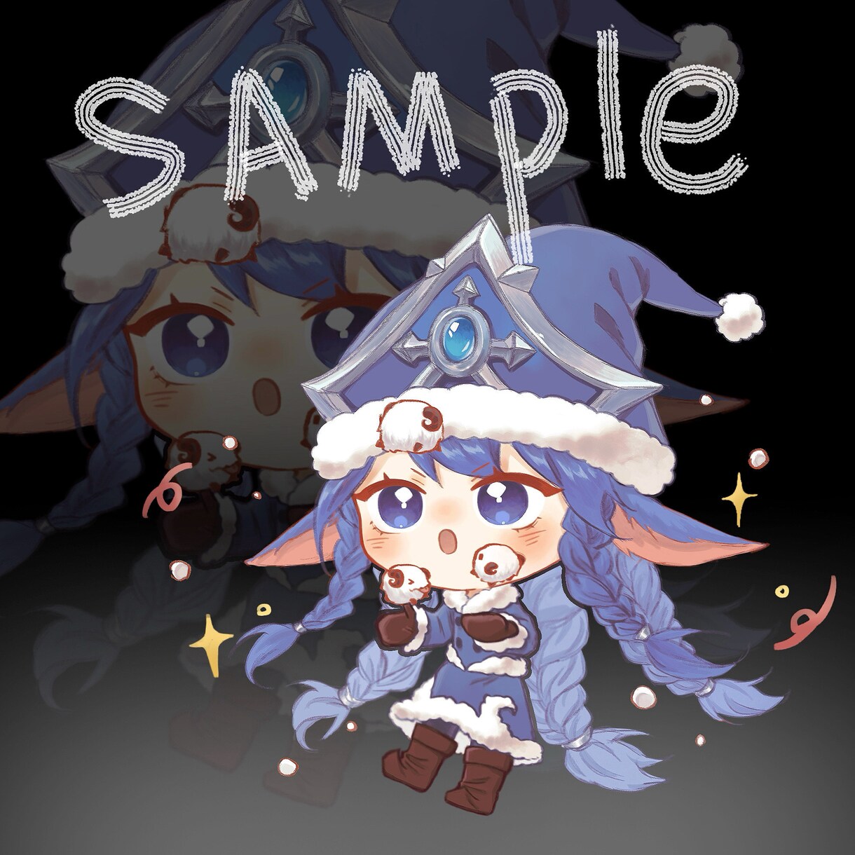 可愛いSDキャラのイラストを作成します SNSアイコンにおすすめ！オリジナルキャラも対応可能！ イメージ1