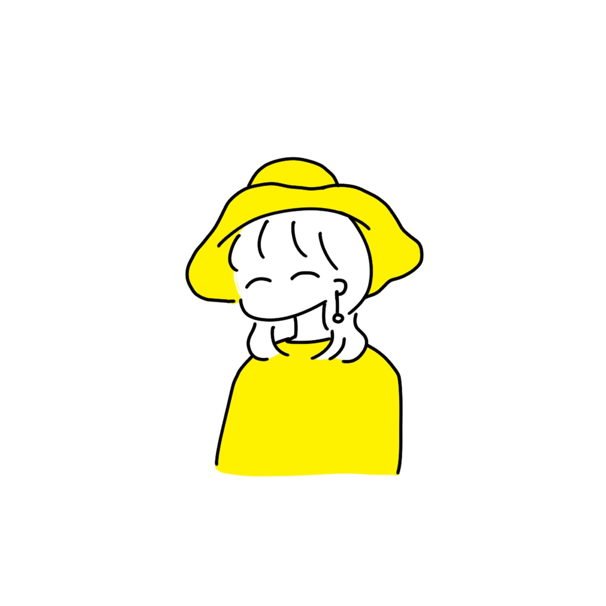 シンプルタッチの似顔絵、アイコンを描きます ゆるいシンプルイラストが得意です。 イメージ4