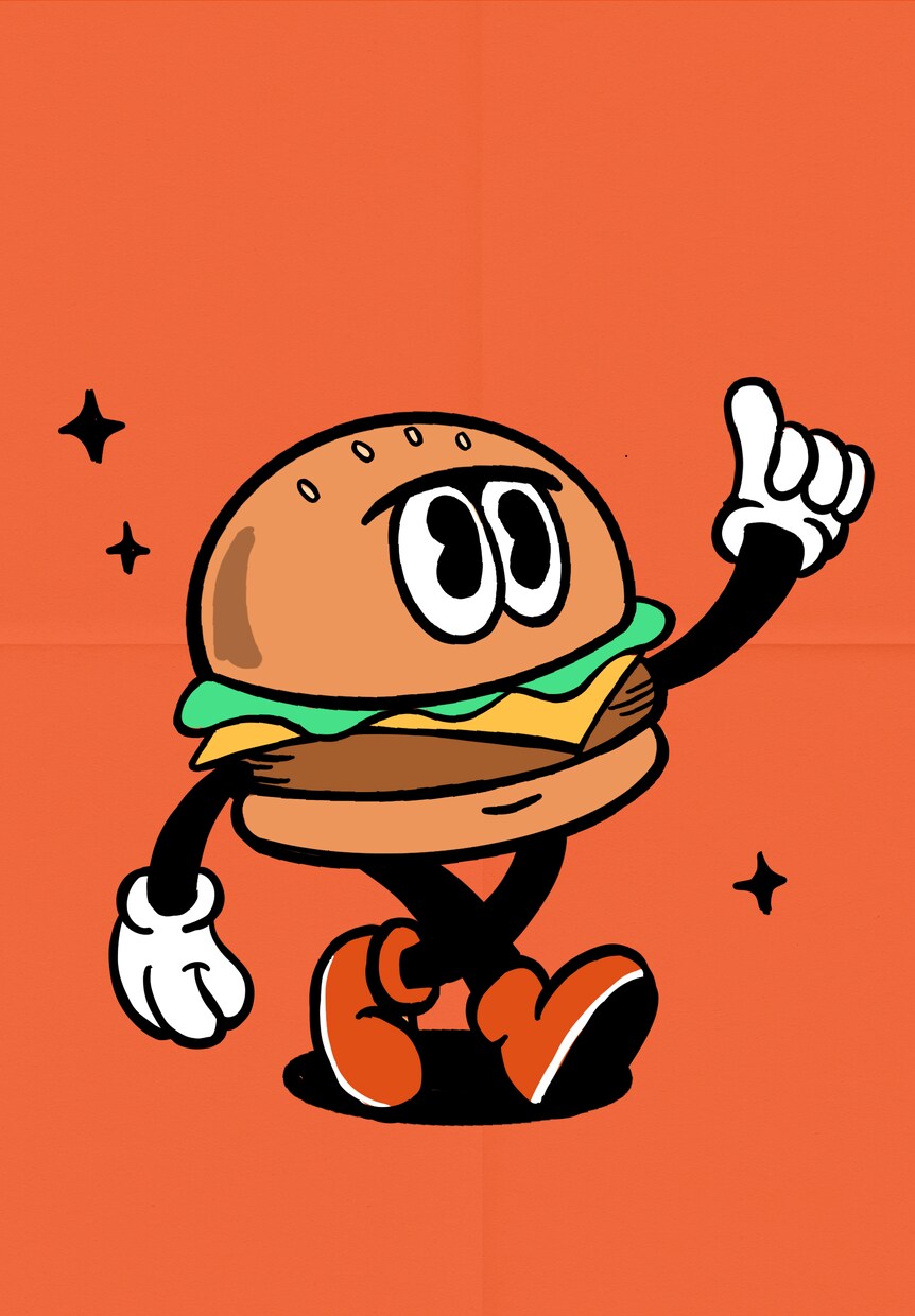アメリカンなキャラクターのイラストを制作します T-シャツ、ステッカー etc イメージ3