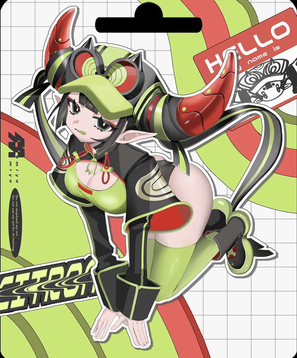 唯一無二のインパクトあるキャラデザを制作いたします 独創的なキャラデザが得意です！かっこいいも可愛いも対応可能！ イメージ1