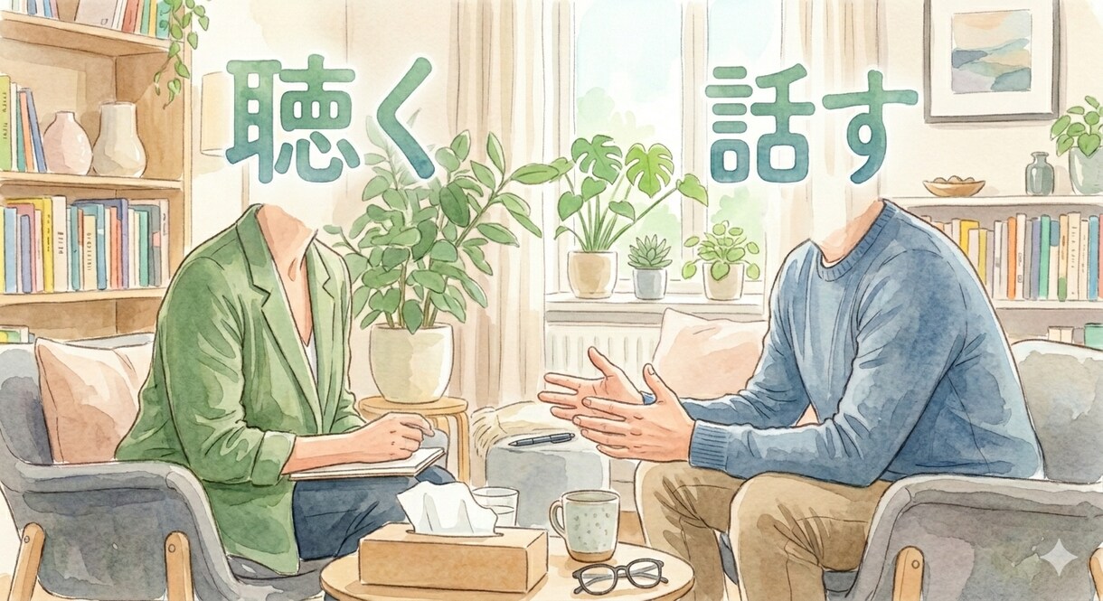 どんな話でも聴きます 雑談みたいに、友達みたいに、そんな感覚で話したい イメージ1
