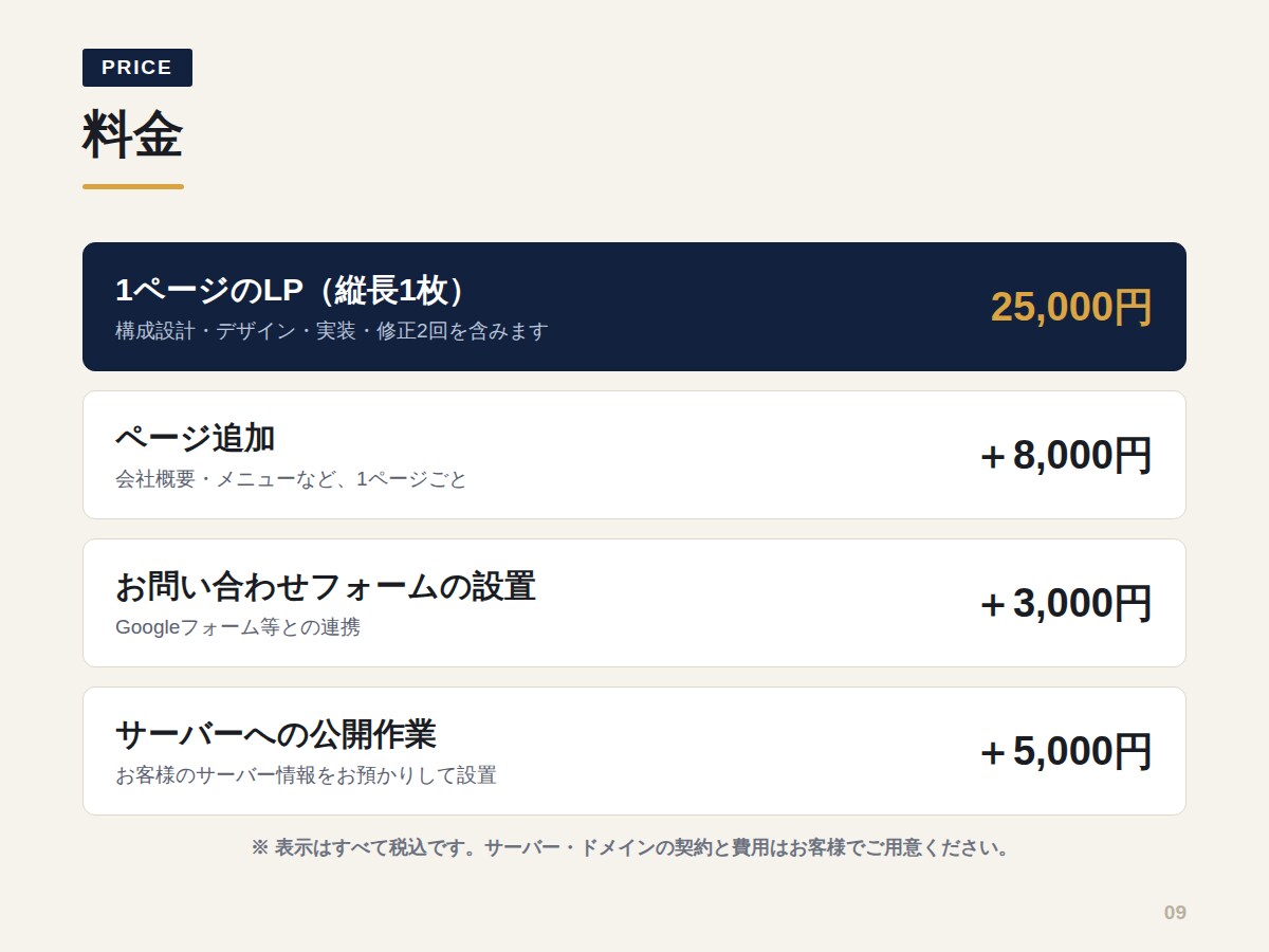スマホで読まれるLP・ホームページを作ります 構成の設計から。HTML一式でお渡しします イメージ10