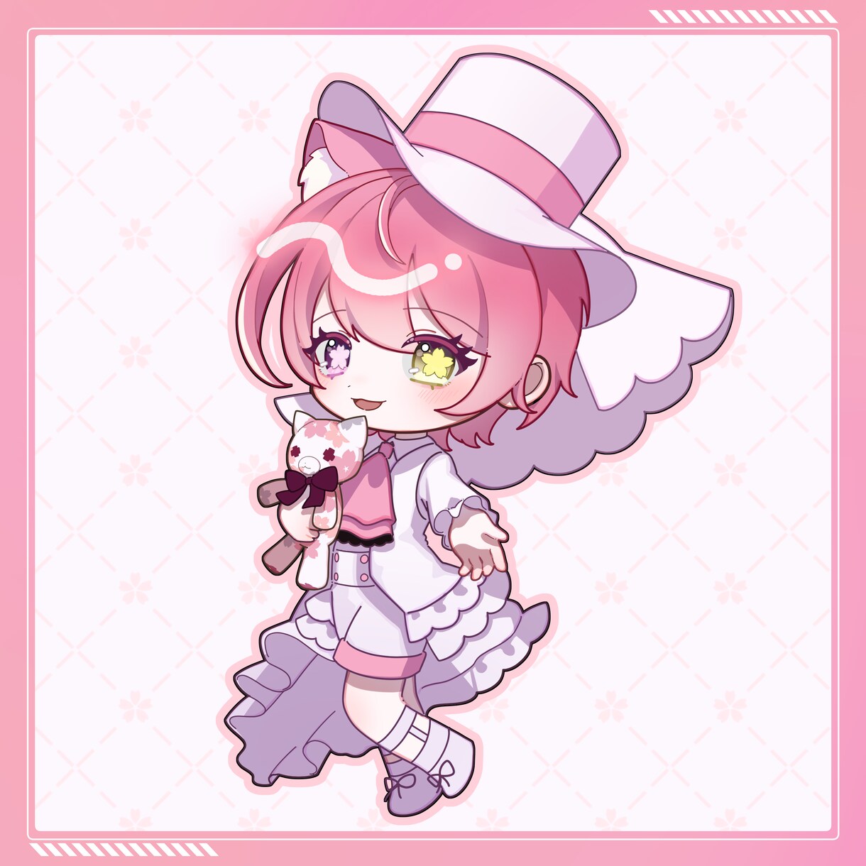 アイコン、MVにも！かわいいミニキャラを作成します ミニキャラ立ち絵～顔アップアイコンまで可能！ イメージ4