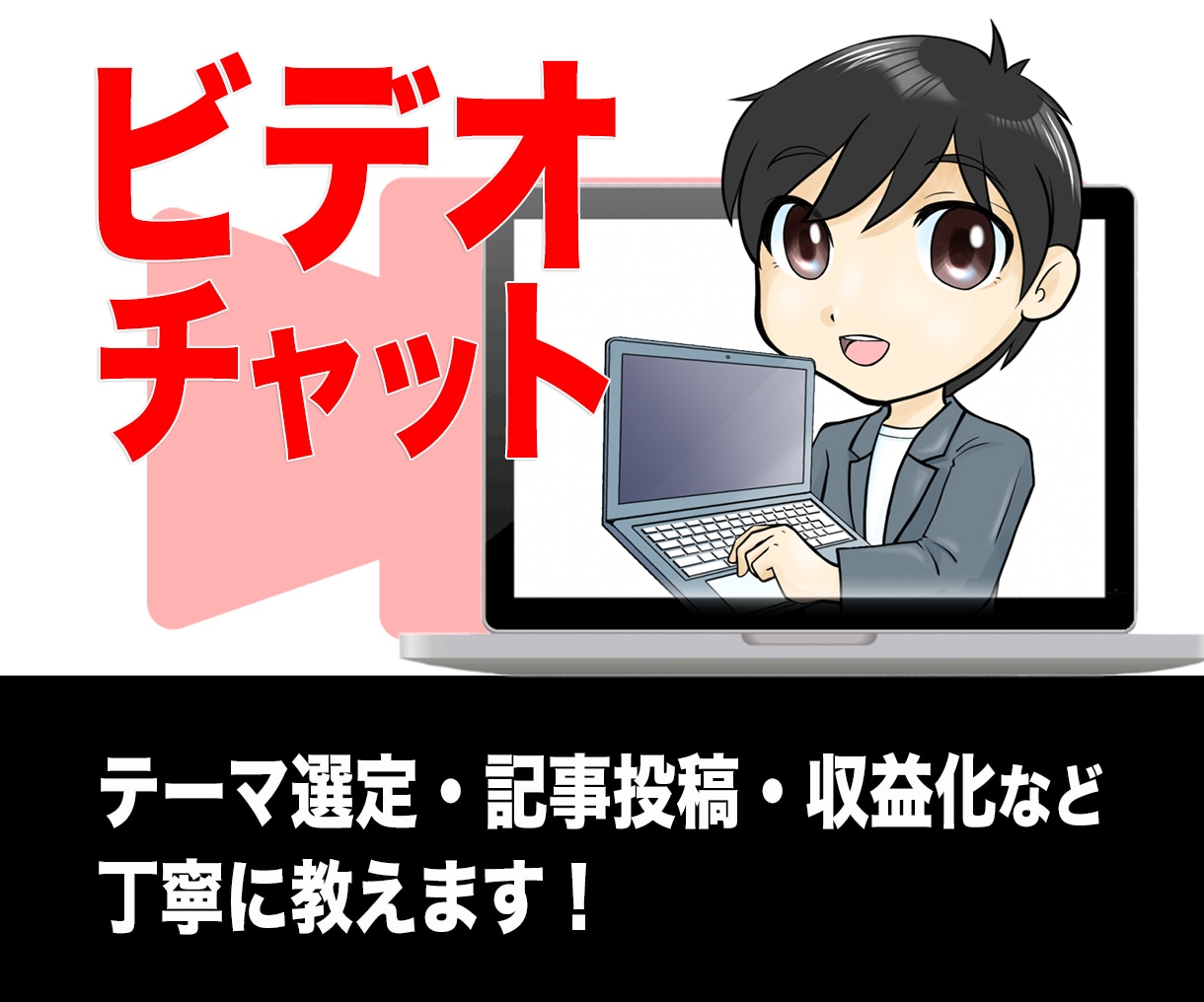 WordPressブログをビデオチャットで教えます 1時間3000円でブログの始め方～記事投稿までのレクチャー イメージ1