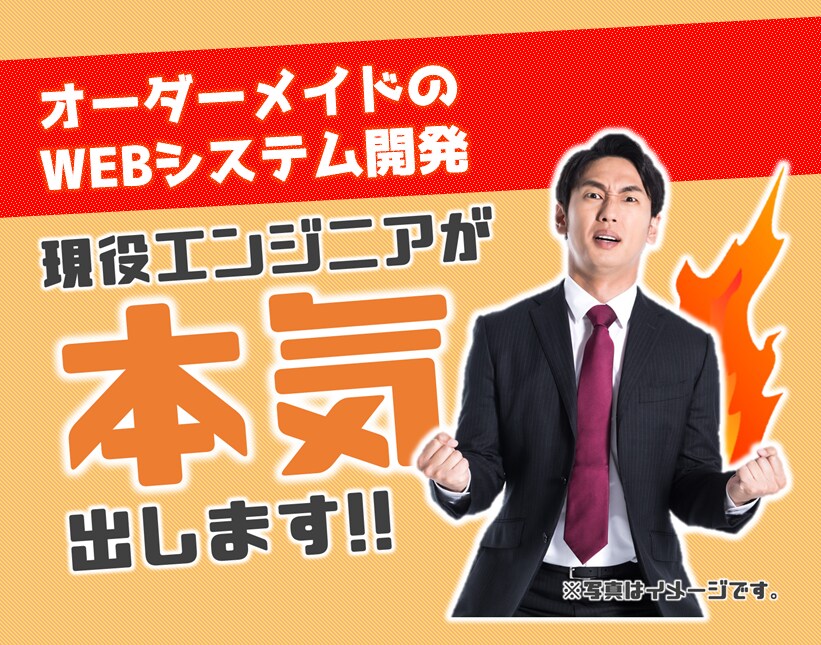 オーダーメイドのWebシステムを開発します 業界歴10年の現役Webエンジニアが心を込めてお仕事します イメージ1