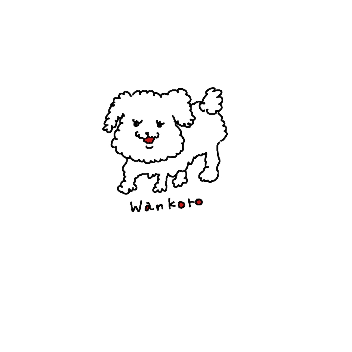 ゆるくてかわいいシンプルなイラスト描きます SNS用アイコンに！ワンポイントカラーがアクセント！ イメージ6