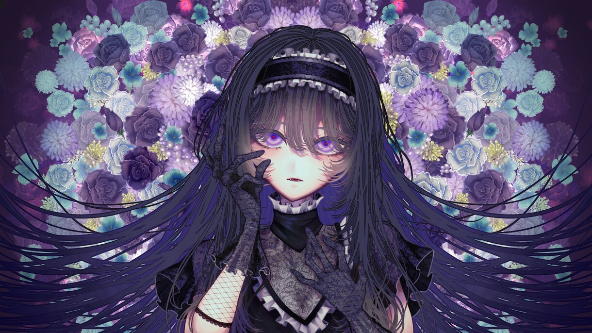 実績多数！目を惹く厚塗りイラストお描きします アイコン、グッズ、MVイラスト、立ち絵等、全般対応！ イメージ5